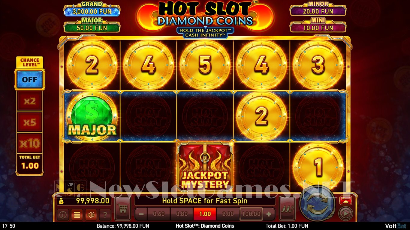 Hot Slot Diamond Coins Slot Slot Image in Demo - pic. 2