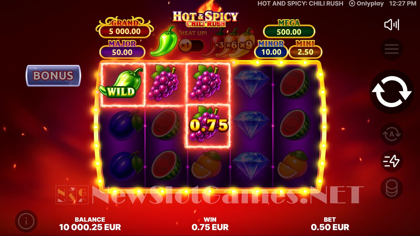 Hot & Spicy Chili Rush Slot Demo Image