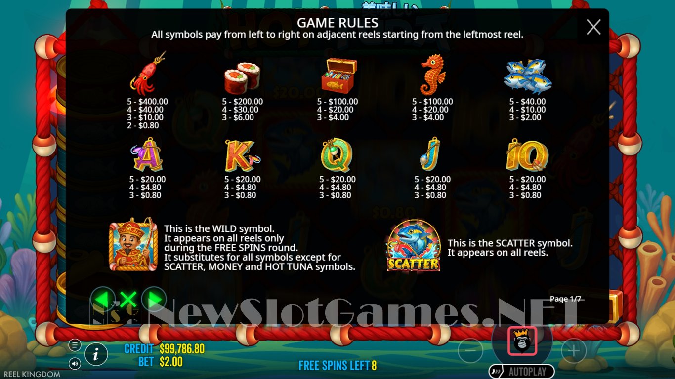 Hot Tuna Slot Slot Image in Demo - pic. 7