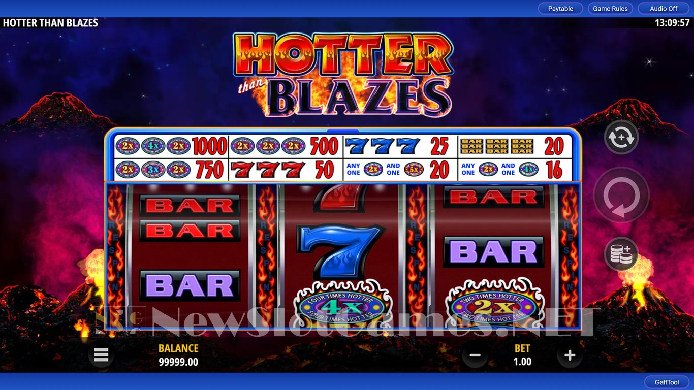 Hotter than Blazes Slot Demo Image