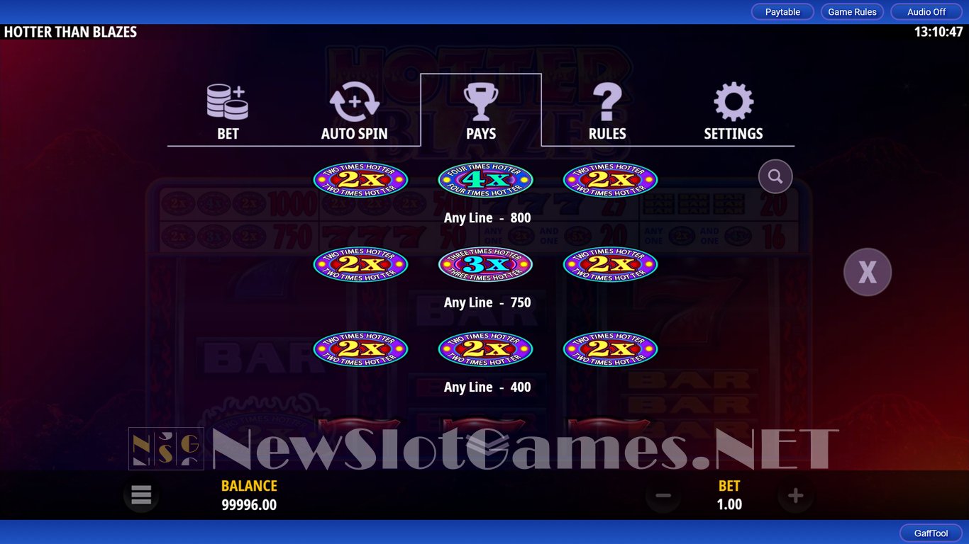 Hotter than Blazes Slot Slot Image in Demo - pic. 5