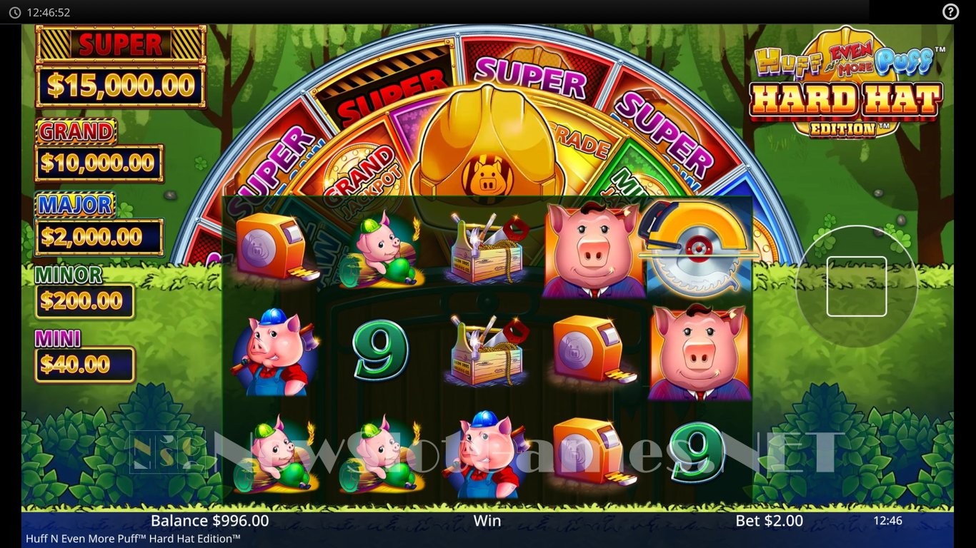 Huff N Even More Puff Hard Hat Edition Slot Slot Image in Demo - pic. 2