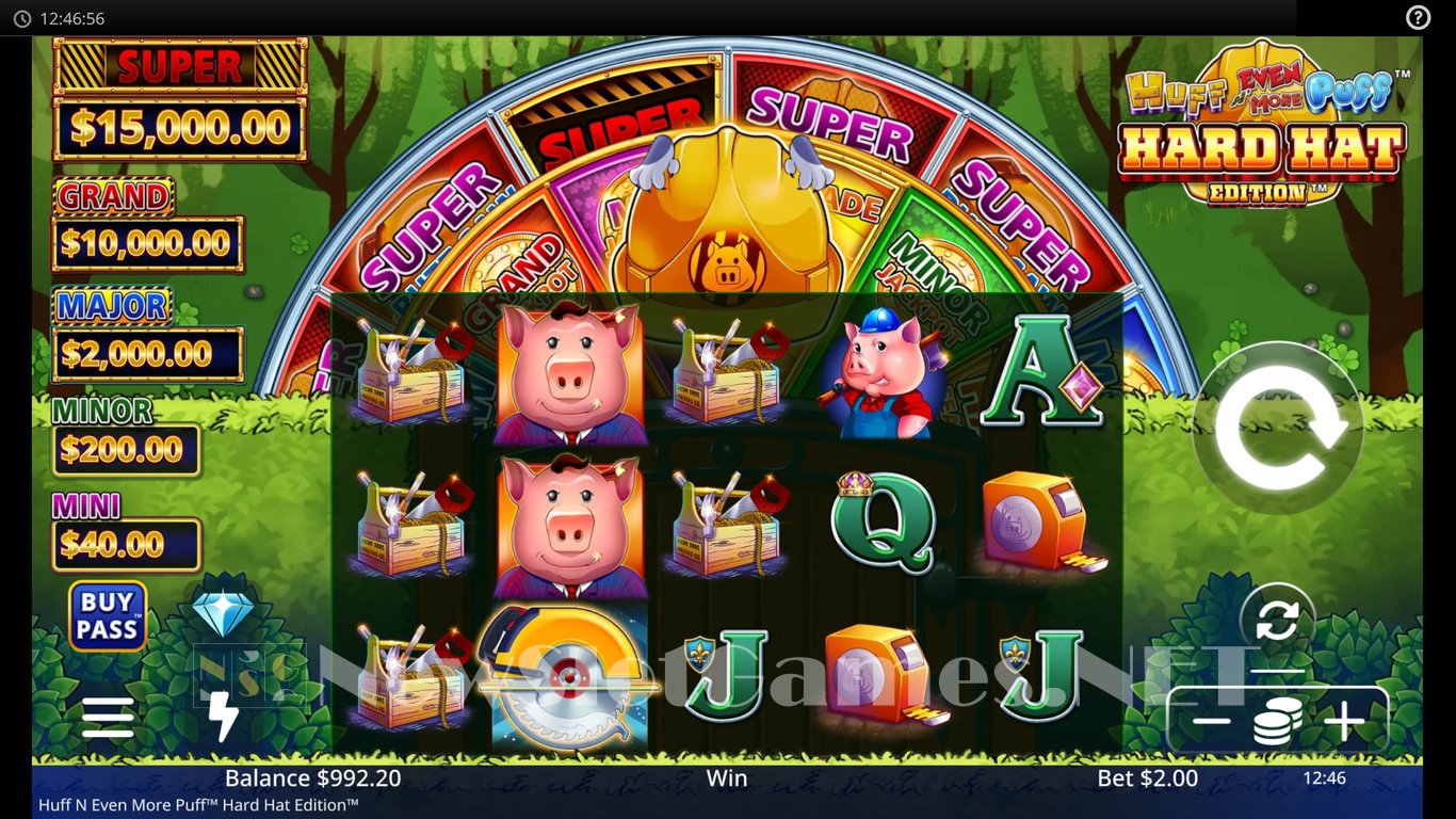 Huff N Even More Puff Hard Hat Edition Slot Slot Image in Demo - pic. 4