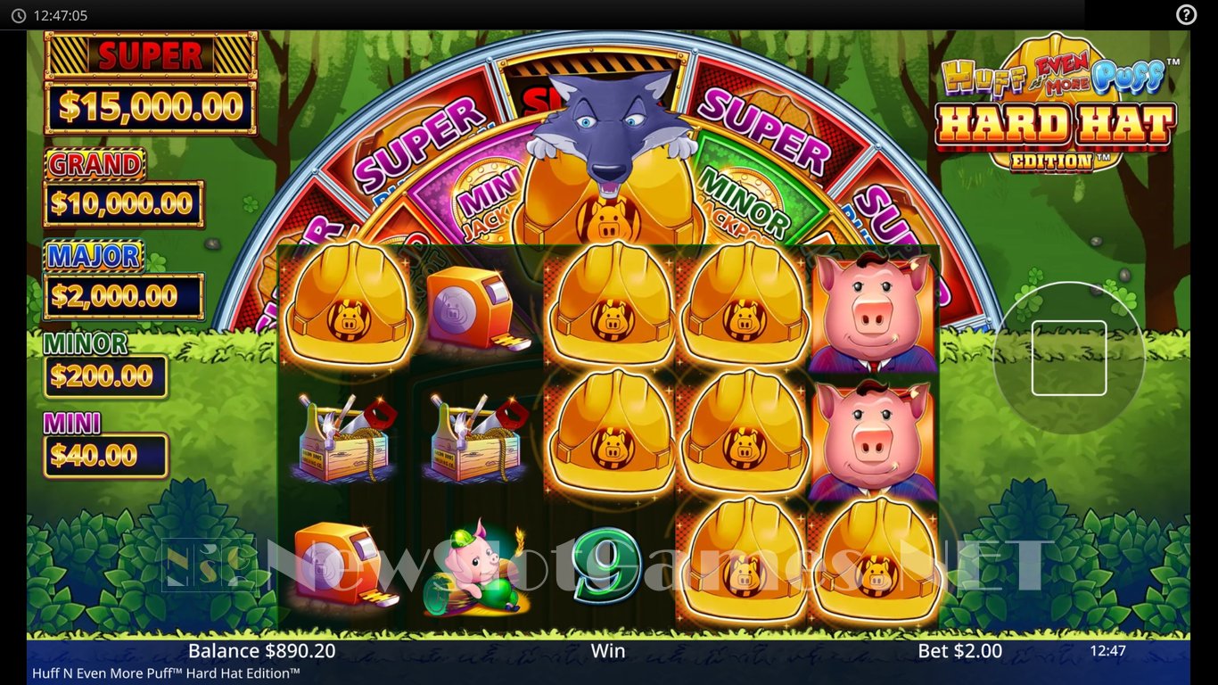 Huff N Even More Puff Hard Hat Edition Slot Slot Image in Demo - pic. 6