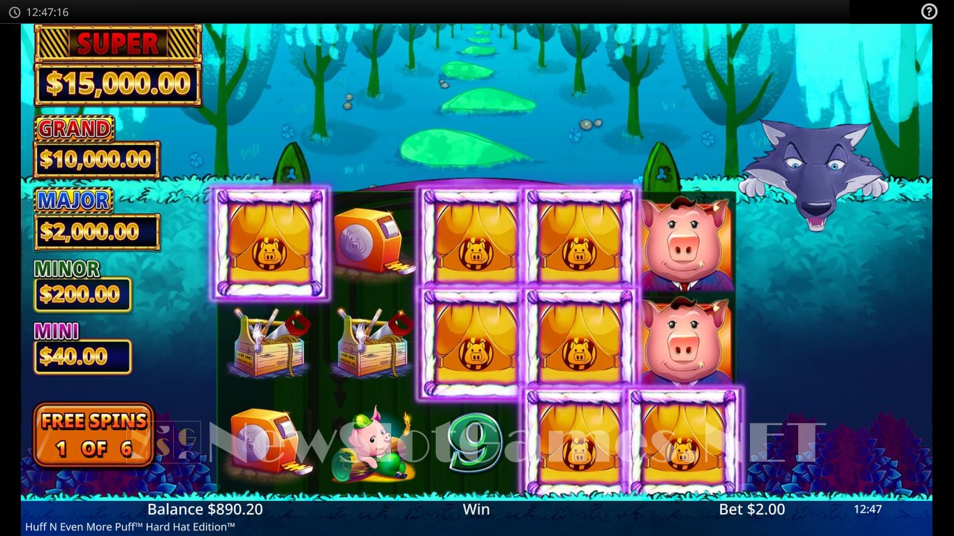 Huff N Even More Puff Hard Hat Edition Slot Slot Image in Demo - pic. 8