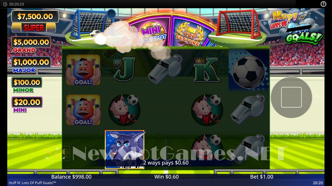 Huff N Lots of Goals Slot Slot Image in Demo - pic. 2