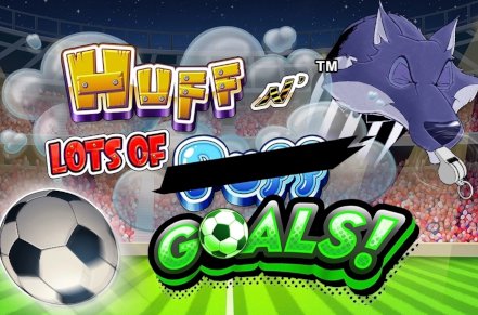 Huff N Lots of Goals Slot Logo
