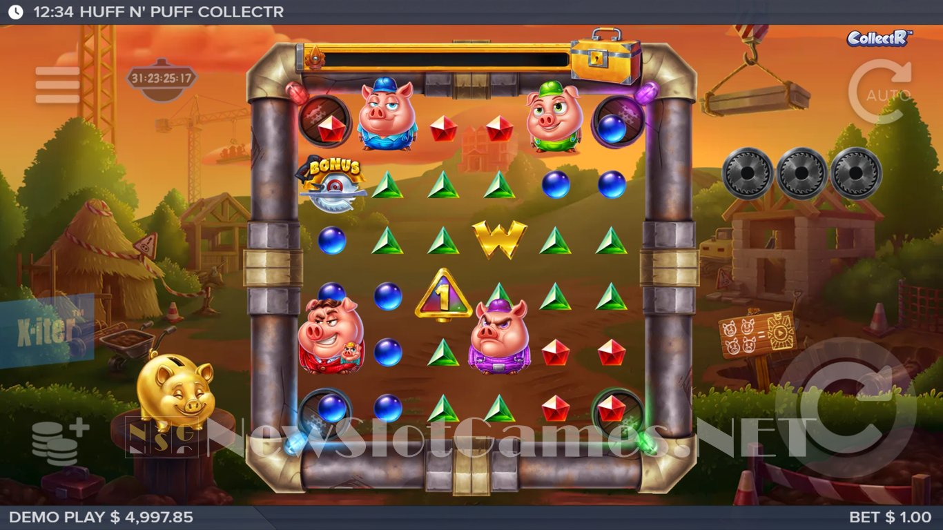 Huff N Puff CollectR Slot Slot Image in Demo - pic. 3