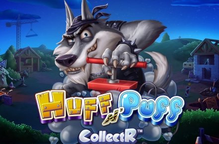 Huff N Puff CollectR Slot Logo