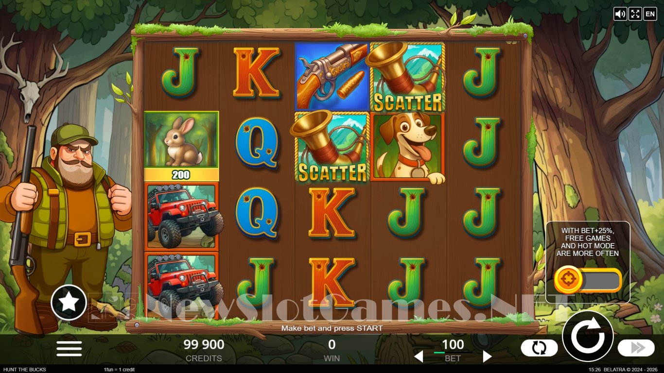 Hunt The Bucks Slot Demo Image