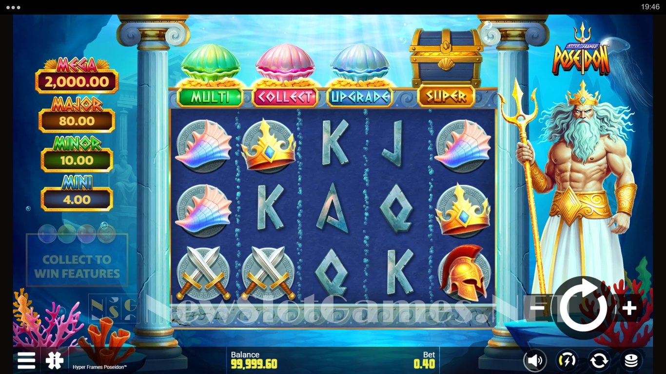 Hyper Frames Poseidon Slot Demo Image