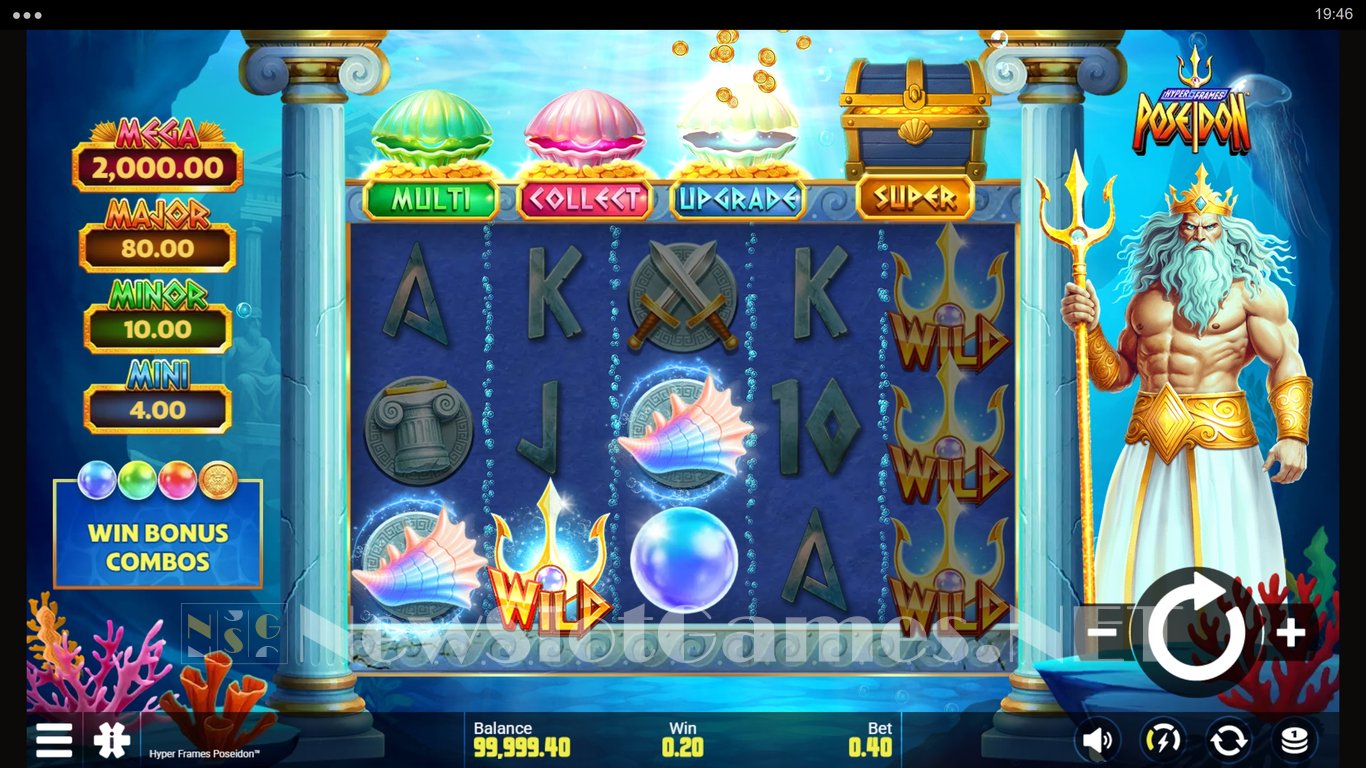 Hyper Frames Poseidon Slot Slot Image in Demo - pic. 2