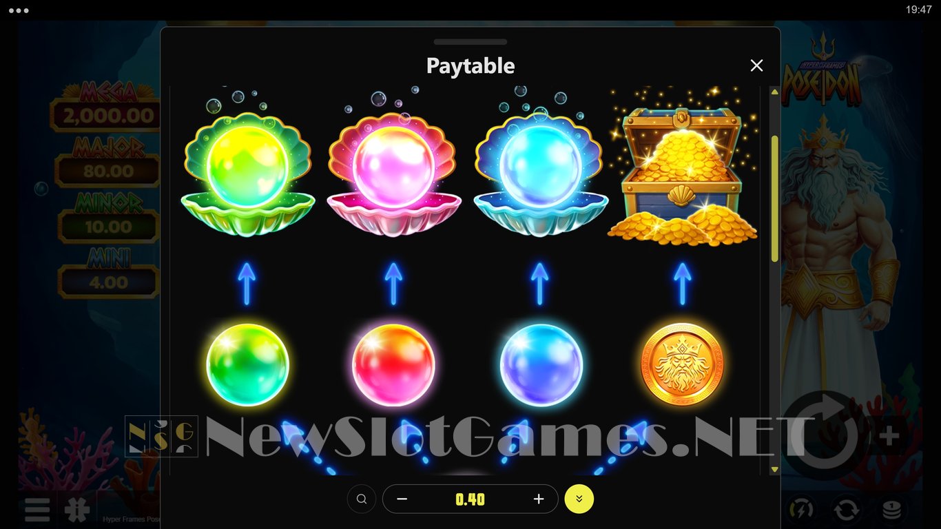 Hyper Frames Poseidon Slot Slot Image in Demo - pic. 6