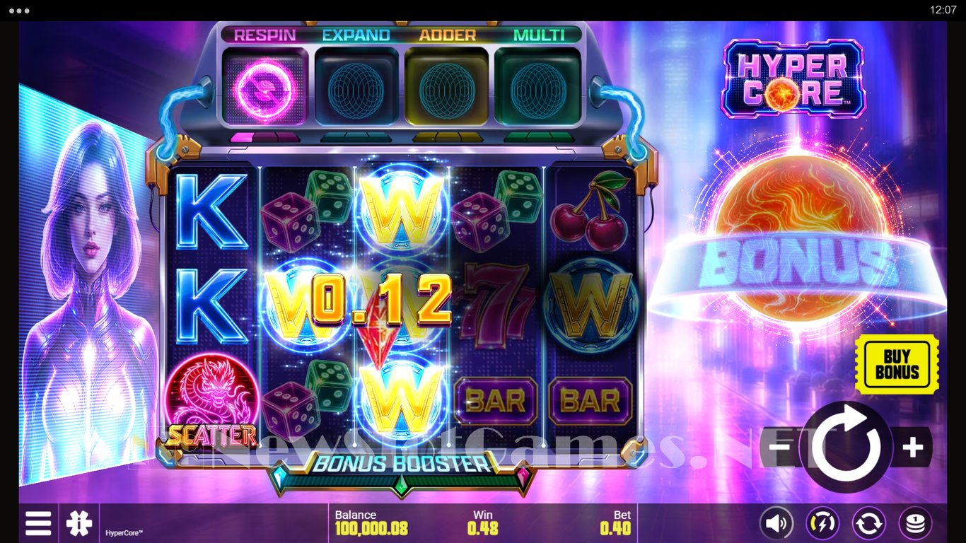 HyperCore Slot Demo Image