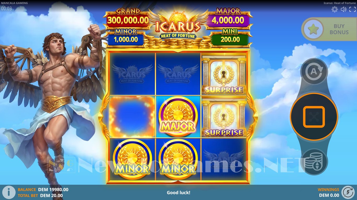 Icarus Heat of Fortune Slot Demo Image