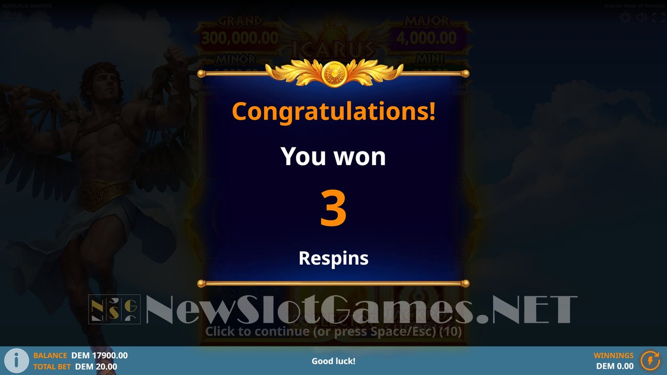 Icarus Heat of Fortune Slot Slot Image in Demo - pic. 6