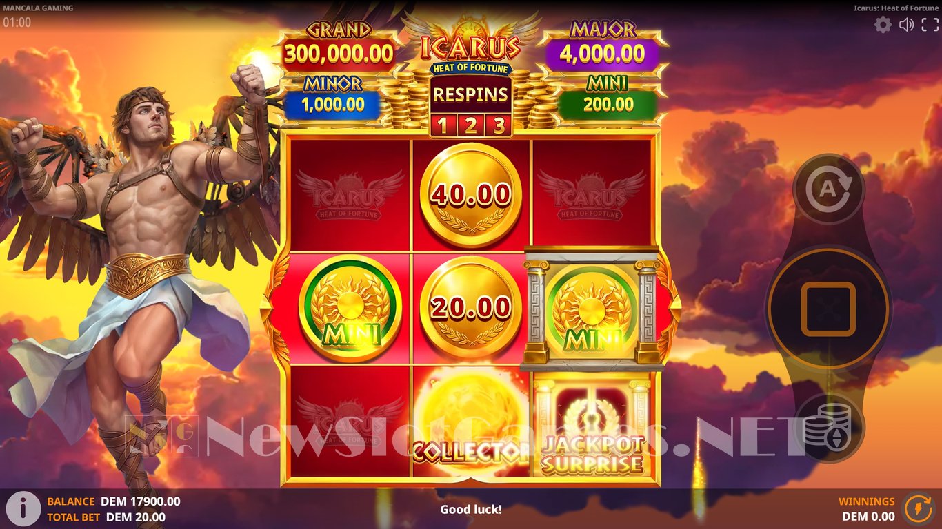 Icarus Heat of Fortune Slot Slot Image in Demo - pic. 7