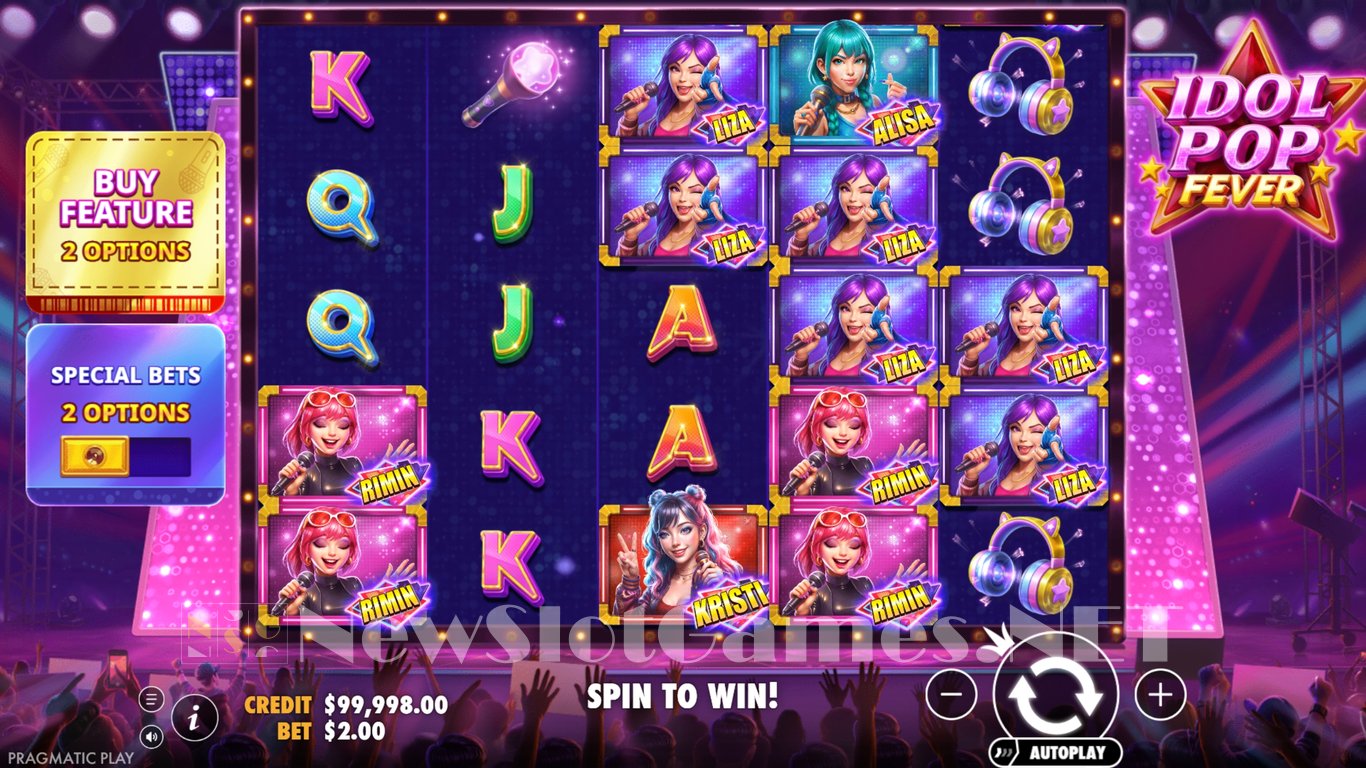 Idol Pop Fever Slot Demo Image