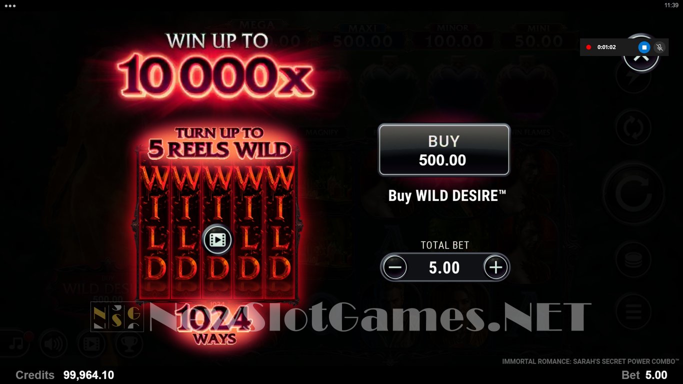 Immortal Romance Sarahs Secret Power Combo Slot Slot Image in Demo - pic. 6