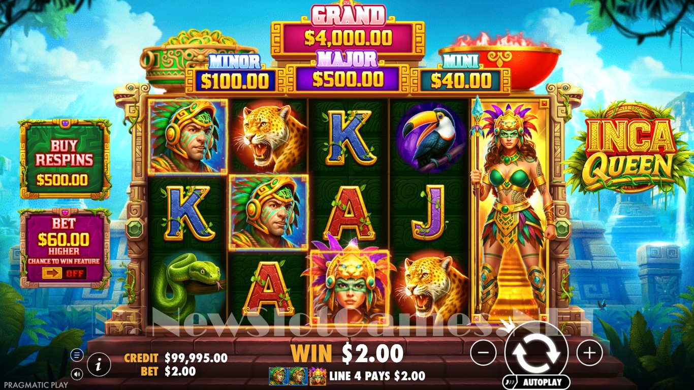 Inca Queen Slot Slot Image in Demo - pic. 2