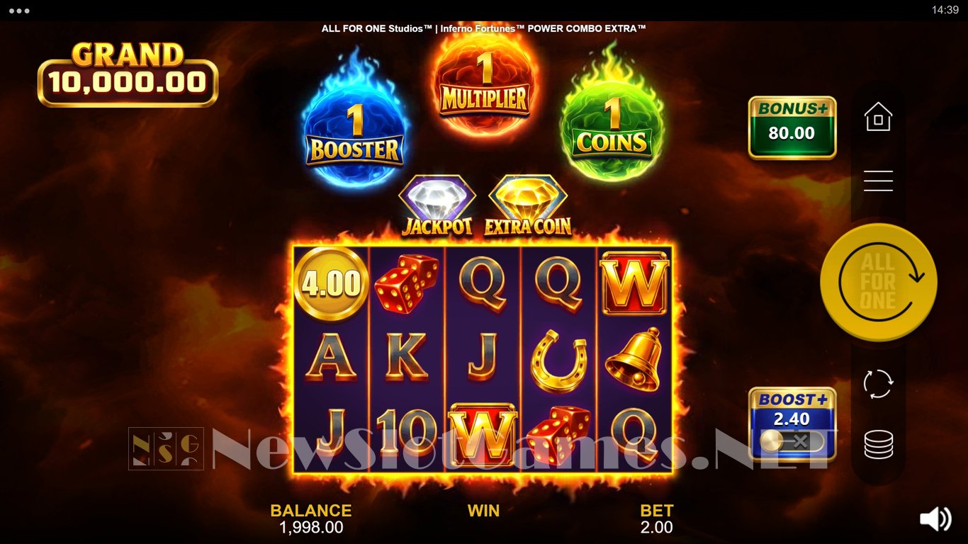 Inferno Fortunes Power Combo Extra Slot Demo Image
