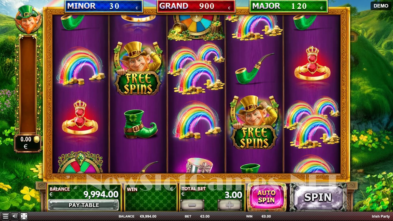 Irish Party Slot Demo Image