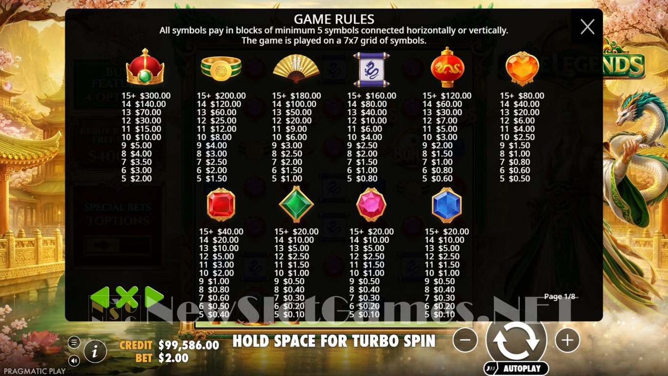 Jade Legends Slot Slot Image in Demo - pic. 5