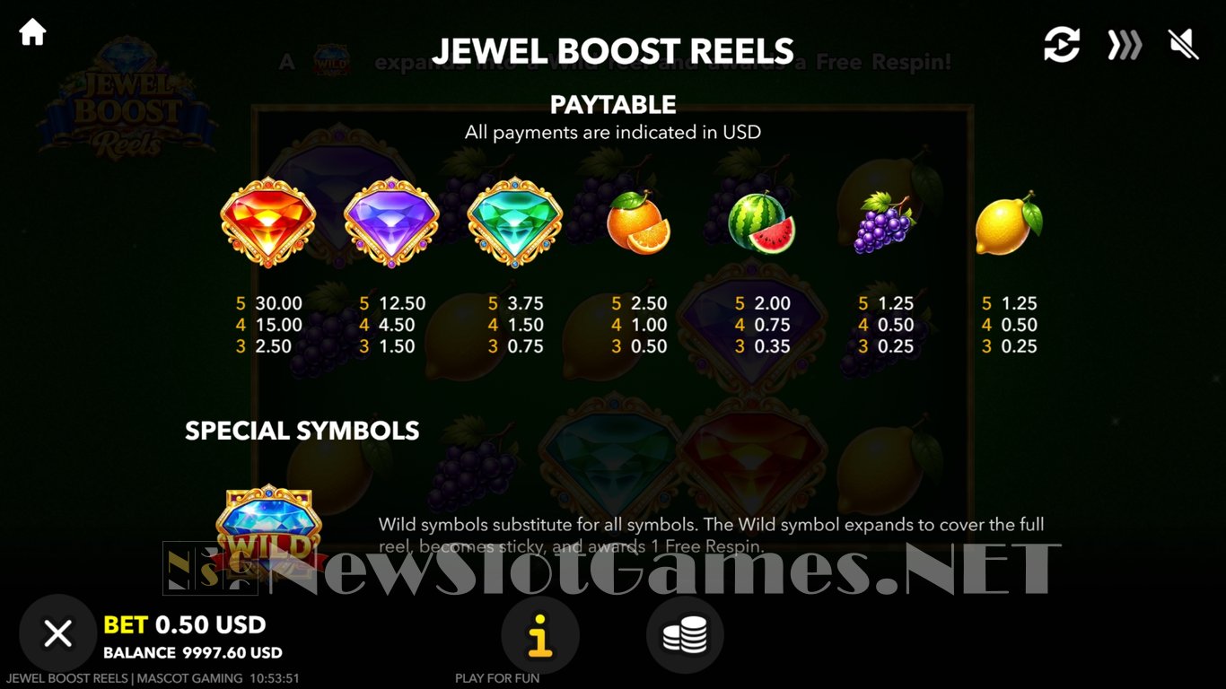 Jewel Boost Reels Slot Slot Image in Demo - pic. 6