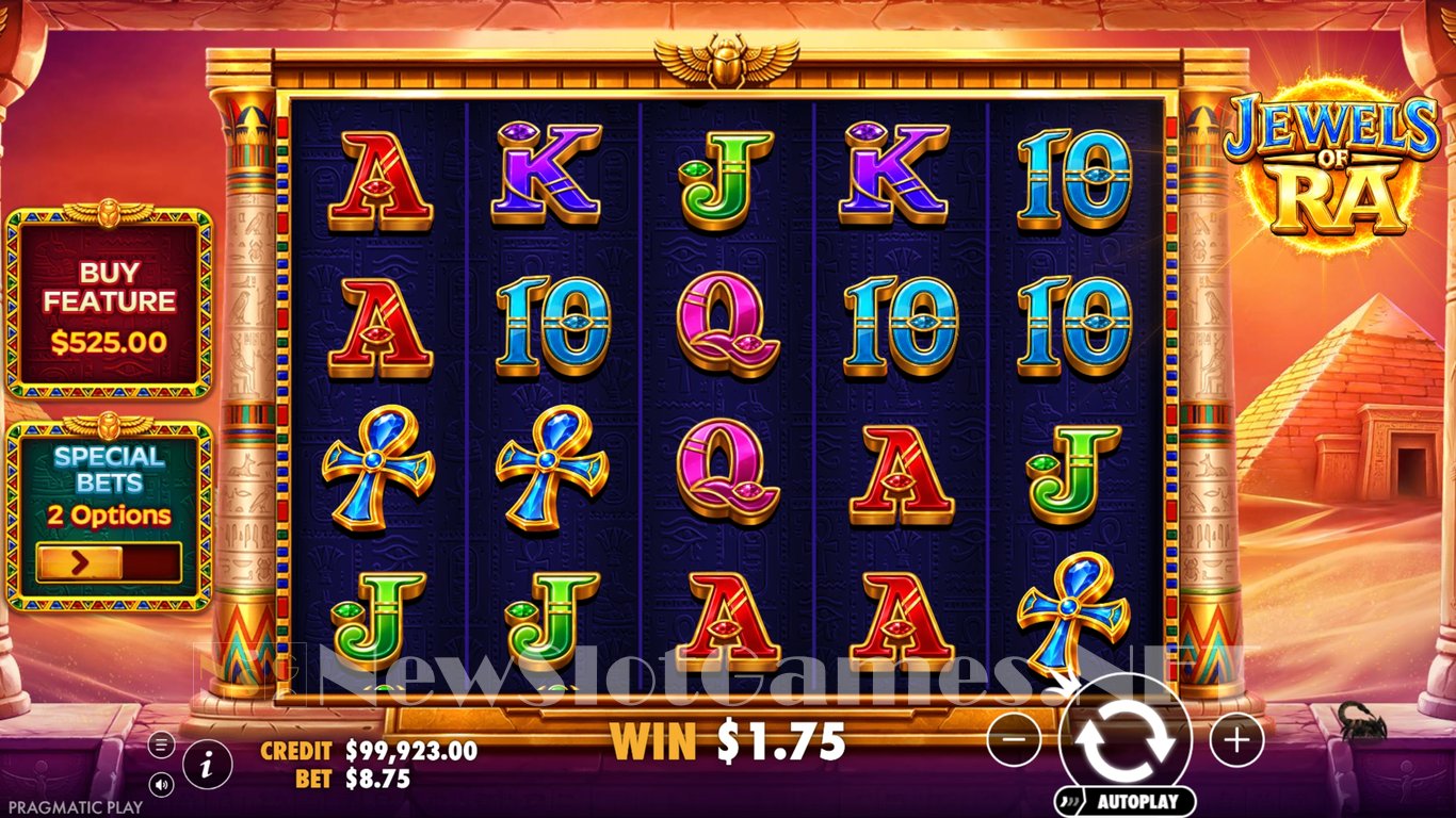 Jewels of Ra Slot Slot Image in Demo - pic. 2