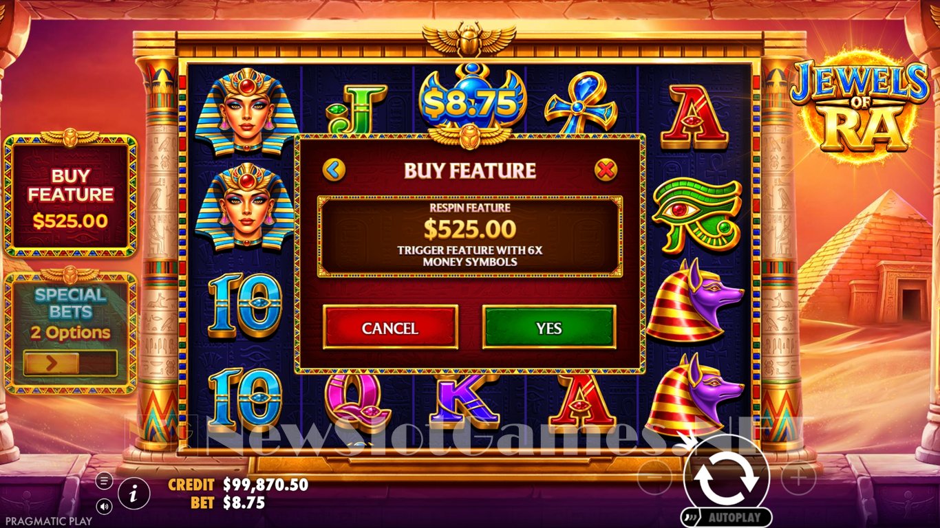Jewels of Ra Slot Slot Image in Demo - pic. 4