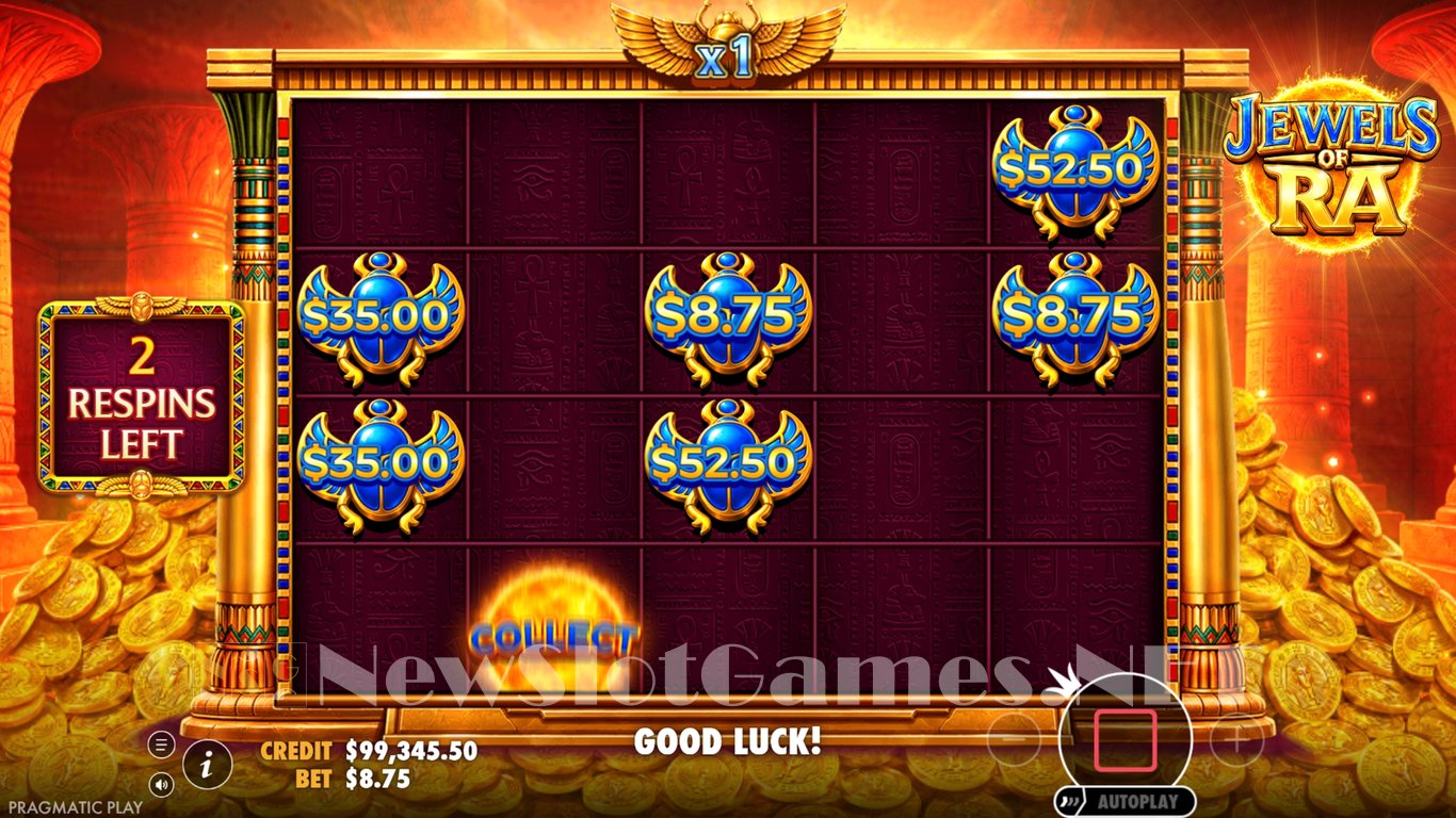 Jewels of Ra Slot Slot Image in Demo - pic. 6