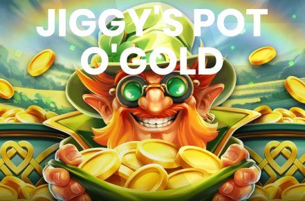 Jiggys Pot O Gold Slot Logo