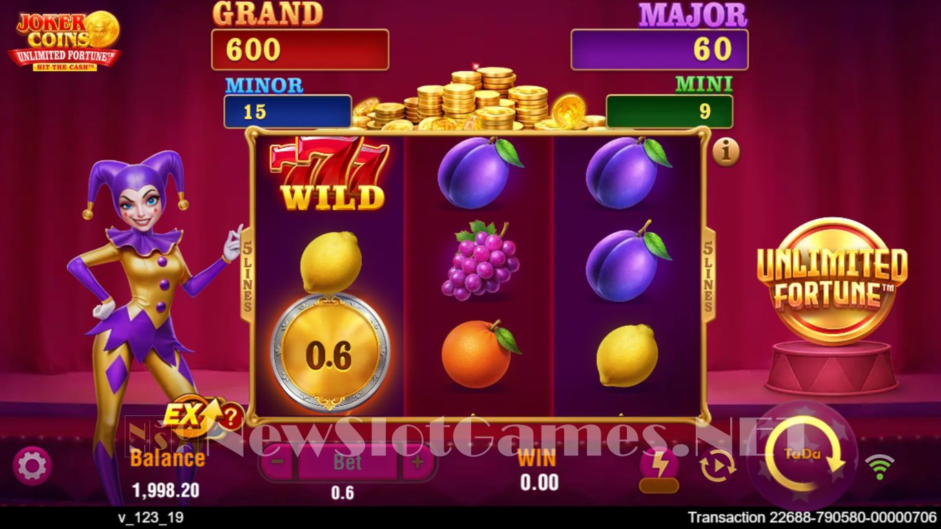 Joker Coins Unlimited Fortune Slot Slot Image in Demo - pic. 2