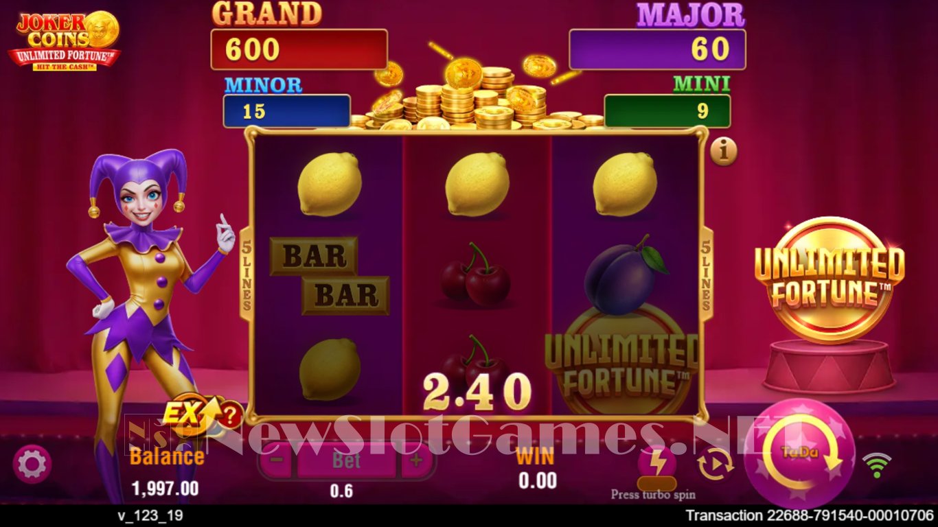 Joker Coins Unlimited Fortune Slot Slot Image in Demo - pic. 3