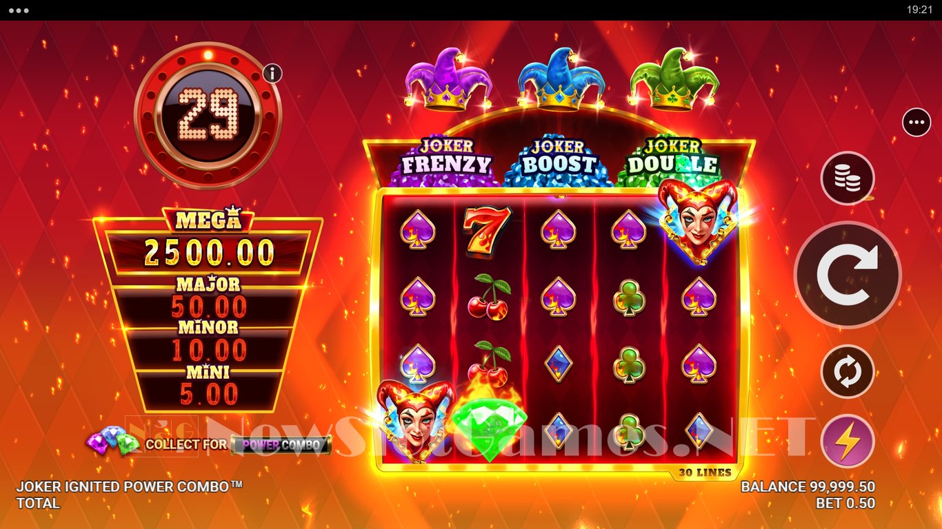 Joker Ignited Power Combo Slot Demo Image