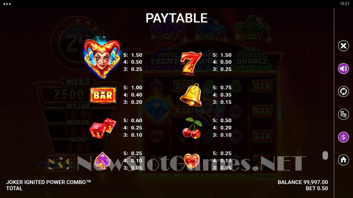 Joker Ignited Power Combo Slot Slot Image in Demo - pic. 5