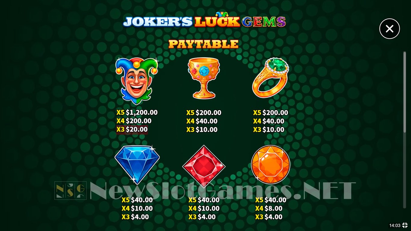 Jokers Luck Gems Slot Slot Image in Demo - pic. 6