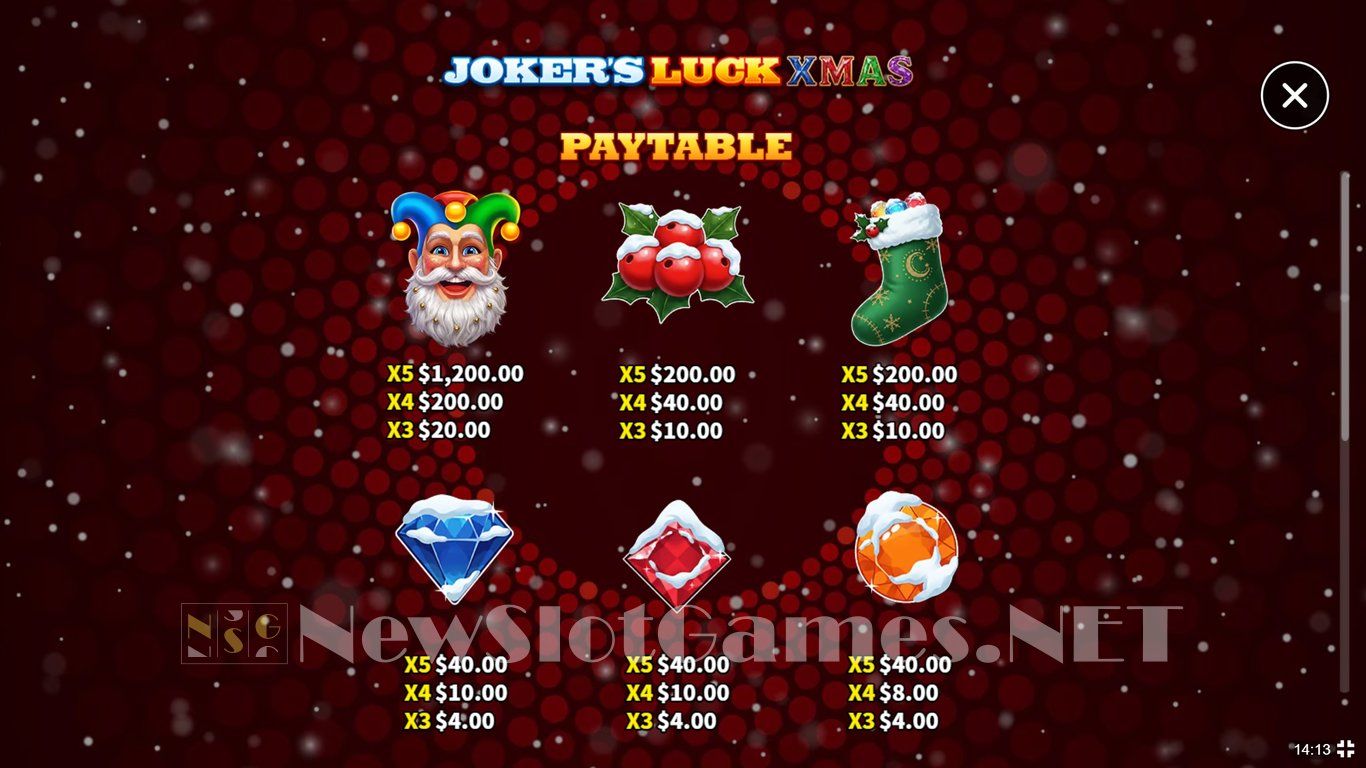 Jokers Luck XMAS Slot Slot Image in Demo - pic. 4