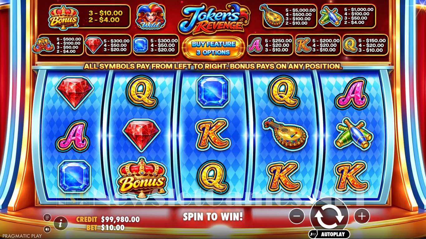 Jokers Revenge Slot Slot Image in Demo - pic. 3