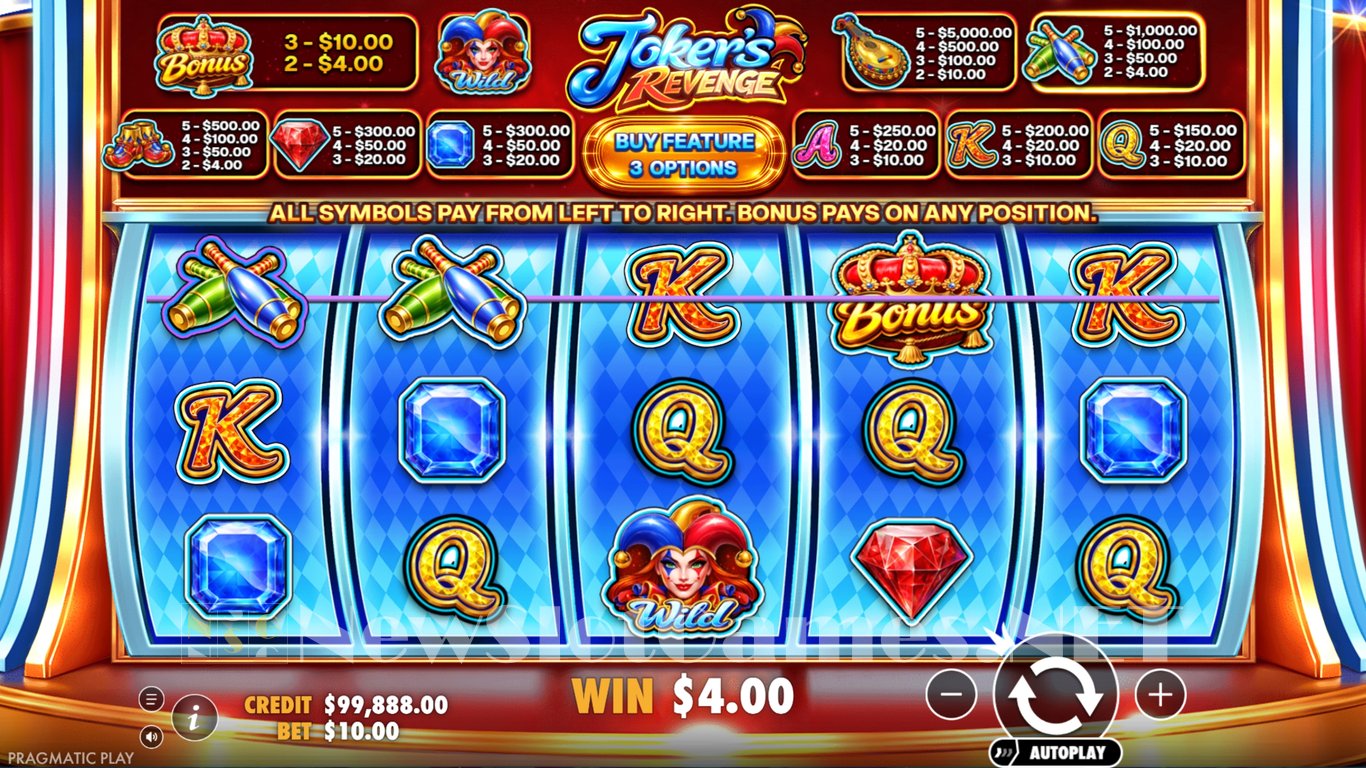 Jokers Revenge Slot Slot Image in Demo - pic. 4