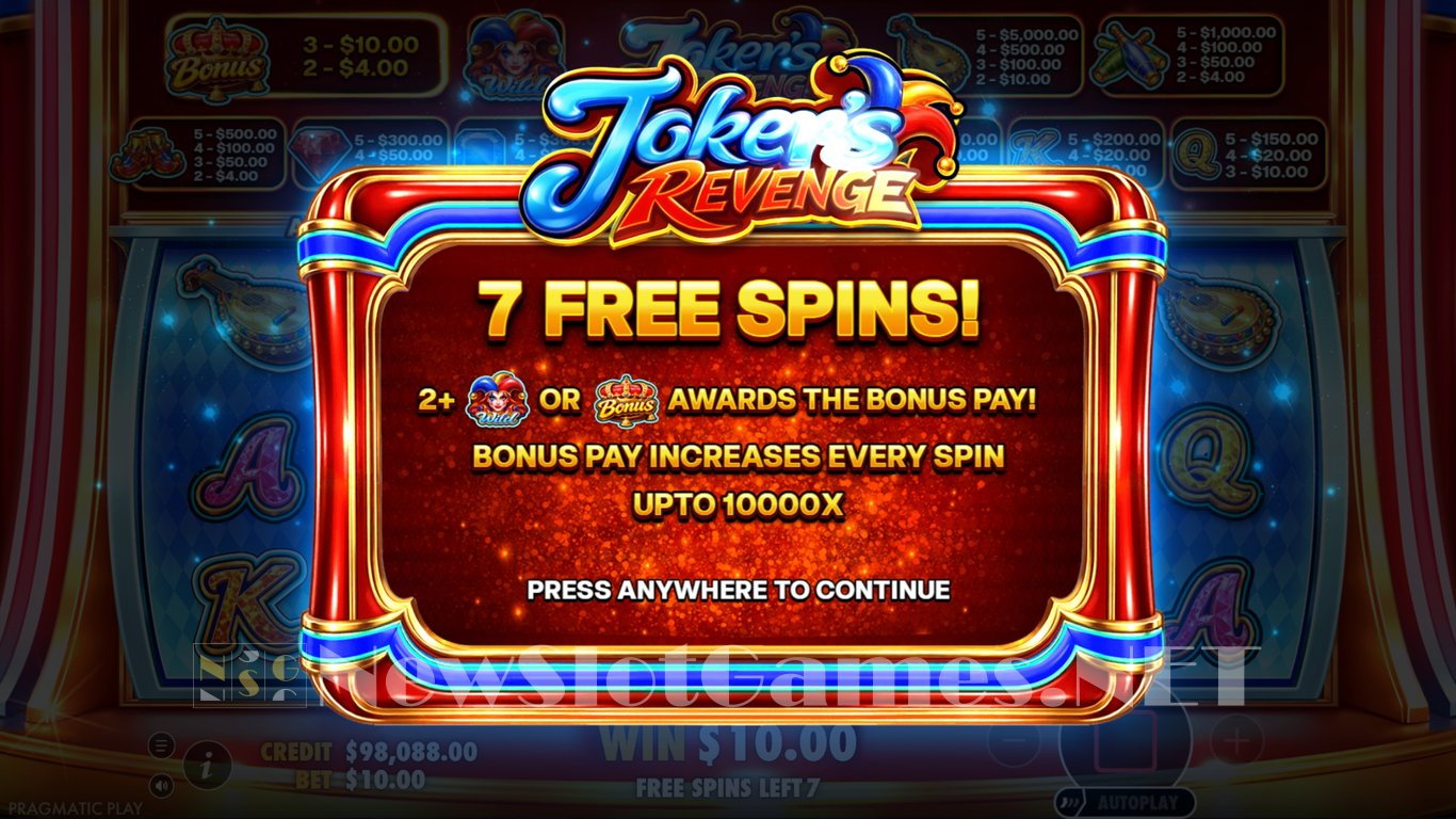 Jokers Revenge Slot Slot Image in Demo - pic. 9