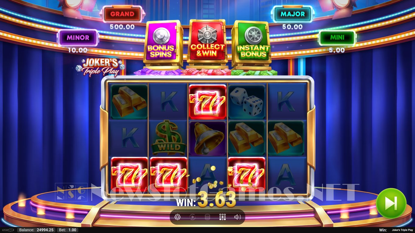 Jokers Triple Play Slot Slot Image in Demo - pic. 4