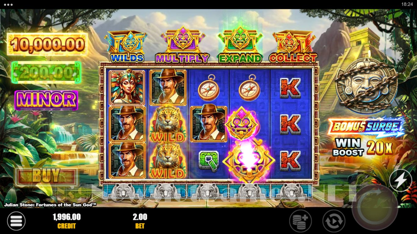 Julian Stone Fortunes of the Sun God Slot Slot Image in Demo - pic. 3