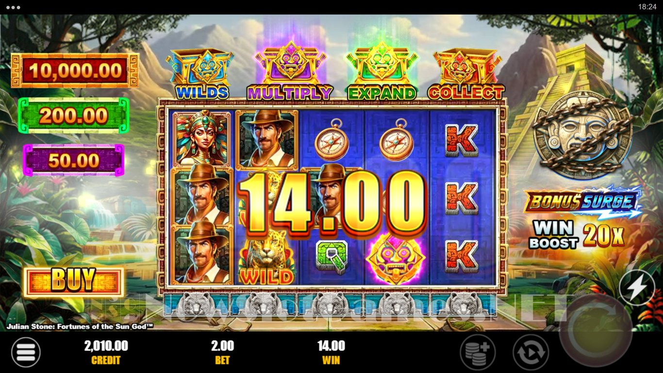 Julian Stone Fortunes of the Sun God Slot Slot Image in Demo - pic. 4