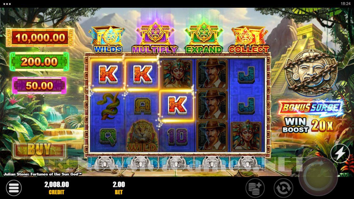 Julian Stone Fortunes of the Sun God Slot Slot Image in Demo - pic. 5