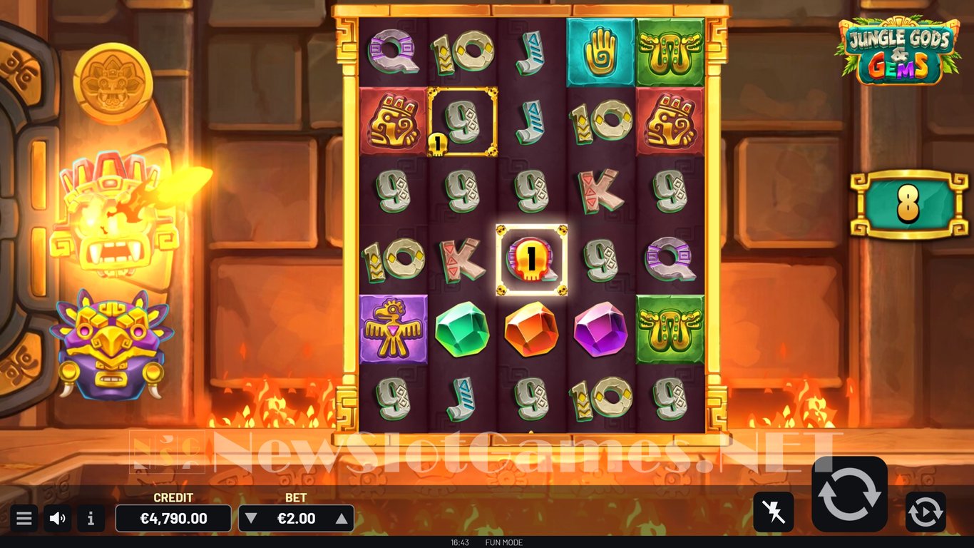Jungle Gods & Gems Slot Slot Image in Demo - pic. 6