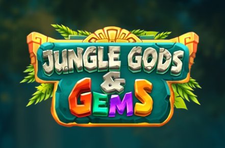 Jungle Gods & Gems Slot Logo