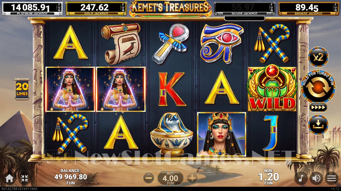 Kemets Treasures Egypt Quest Slot Slot Image in Demo - pic. 4