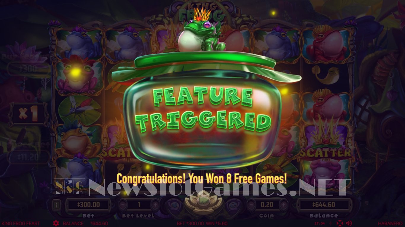 King Frog Feast Slot Slot Image in Demo - pic. 5