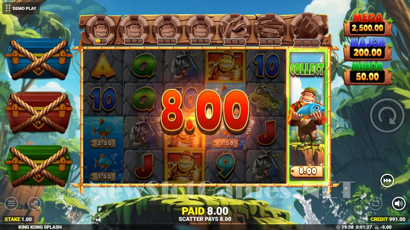 King Kong Splash Slot Slot Image in Demo - pic. 4